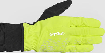 GripGrab RIDE 2 Winddichte gele winterhandschoenen Haaghoek