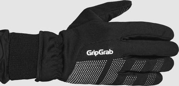 GripGrab RIDE 2 Winddichte zwarte winterhandschoenen Haaghoek