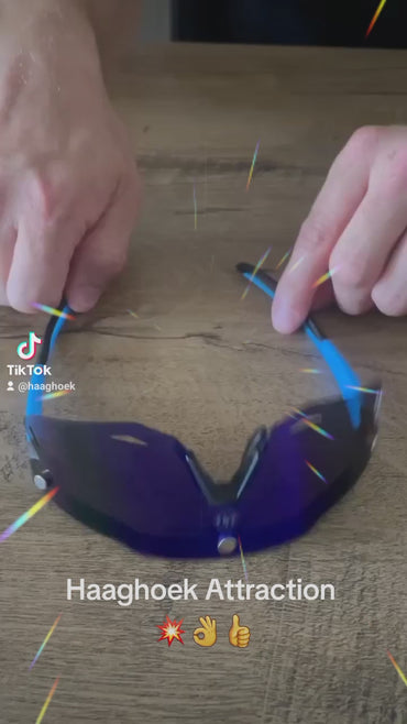 Combine the lenses of the Haaghoek Attraction cycling glasses